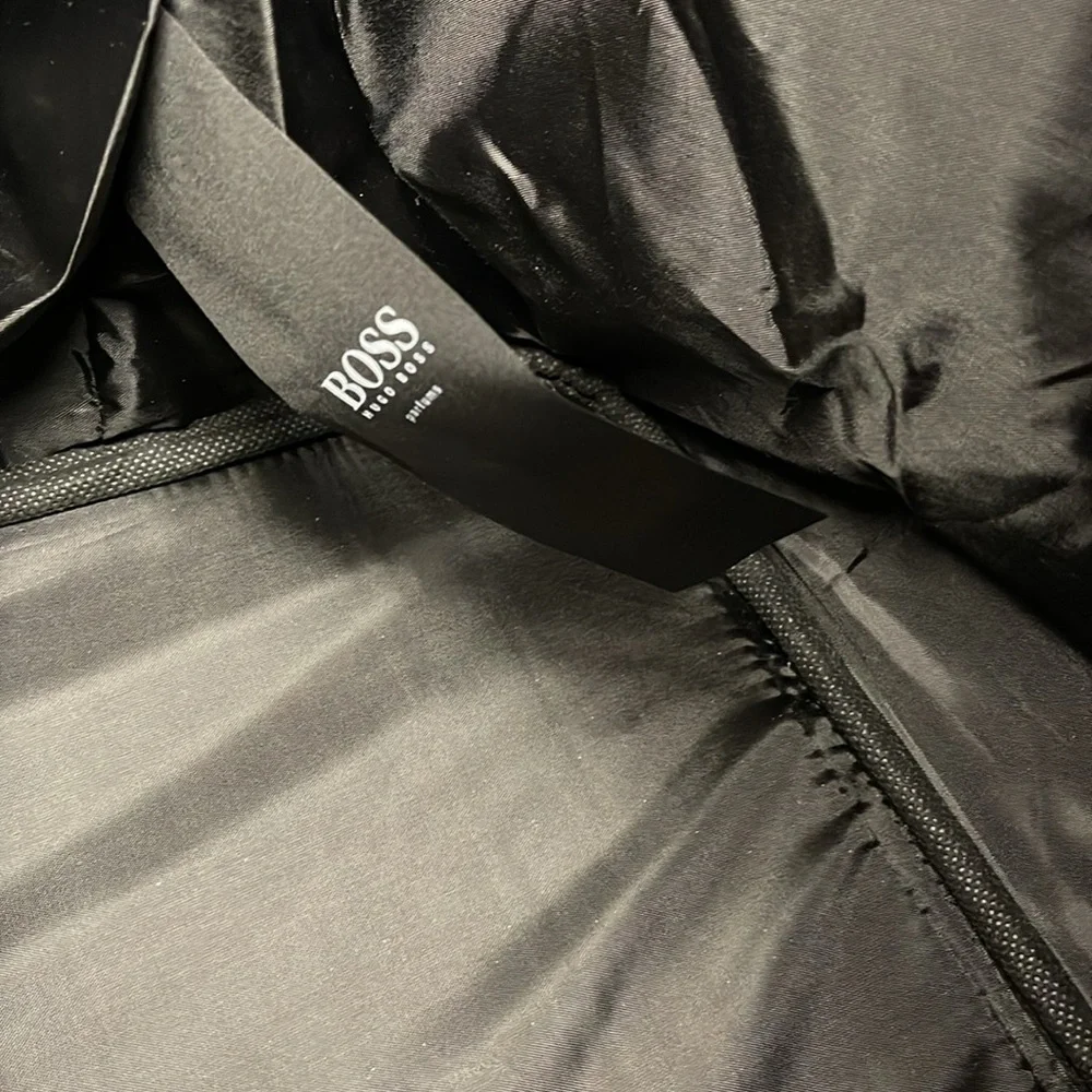 Hugo Boss Gray and black carry on/ weekender‎ tote bag